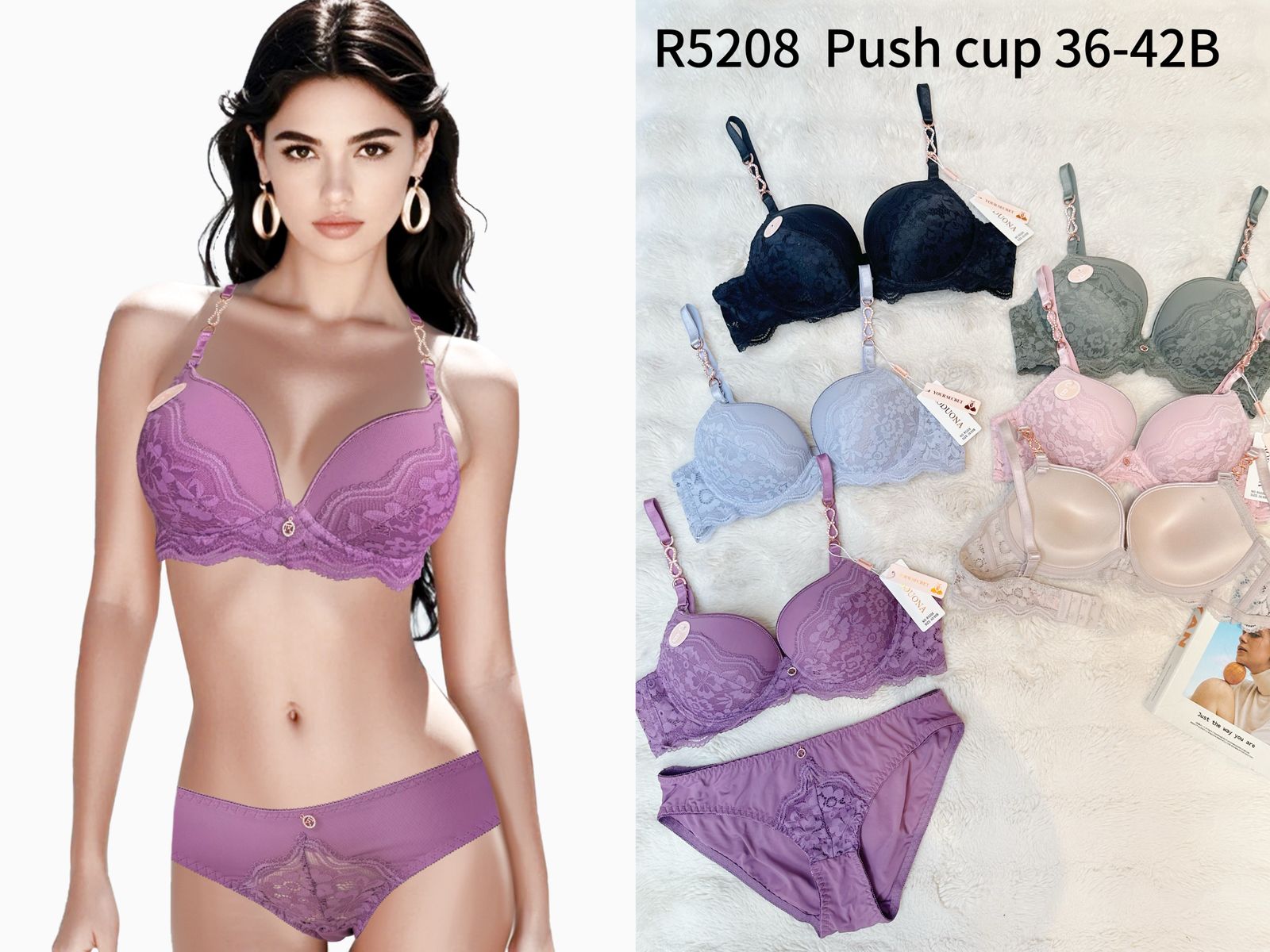 Ultimate Comfort! Our Classic Bra set in 7 Different Styles